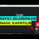 Bilgisayara Gelen Bildirimler Nasıl Engellenir?